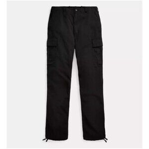 Polo Ralph Lauren Relaxed Fit Burroughs Ripstop Cargo Pant Black 36x30 $168